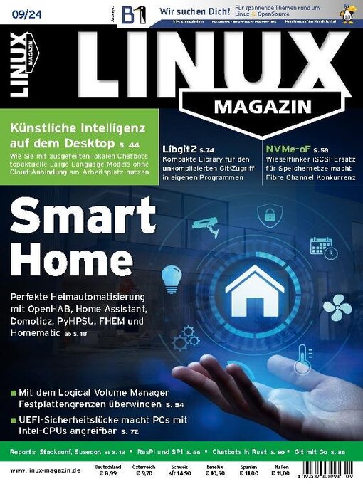 Title details for Linux Magazin germany by Computec Media GmbH - Available